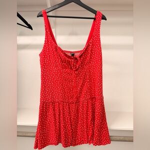 Wild Fable Red Star Print Top
